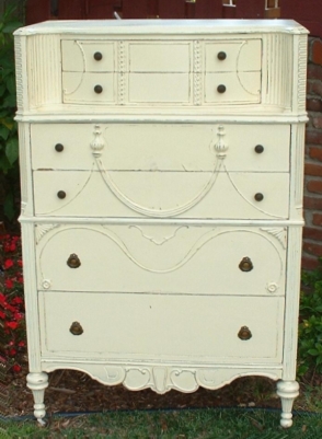 Ivory vanity / desk; 1920s-1930s.